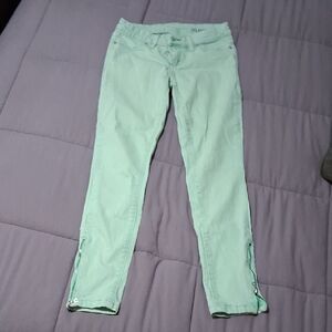 Blank NYC Light Green Denim Jeans